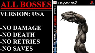 Resident Evil Code Veronica X USA PlayStation 2  All Bosses [upl. by Ezeerb]