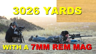 7mm Rem Mag  3026 yards [upl. by Anihpesoj]