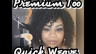 Premium Too • Jerry Curl Quick Weave • [upl. by Springer592]