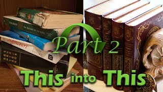 DIY Leather Book Binding Tutorial Part 2 Leather Binding and Cover Art [upl. by Nodnyl]