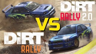 DiRT RALLY 20 vs DiRT RALLY  Greece Rally [upl. by Cyb]