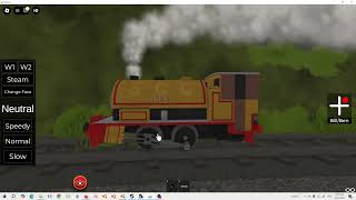 playing tomas and the tank engines roblox game [upl. by Popelka]