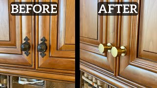 Repairing Worn Finish on Kitchen Cabinets [upl. by Morgana]