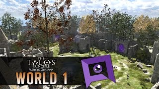 The Talos Principle Road to Gehenna DLC  Part 1 Awakening amp World 1 [upl. by Aliet]