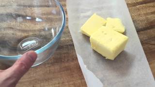 Steps By Step Instruction To Make Clarified Butter  The French Cooking Academy [upl. by Yadsnil]