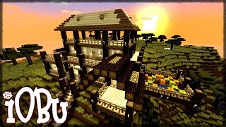 CLIFF SIDE BASE OR HOUSE  Minecraft Timelapse  Lets Build with Download [upl. by Hanoy]