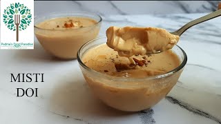 Mishti doi recipe with jaggery  sweet yogurt with jaggery  mishti doi recipe without milk powder [upl. by Markland]