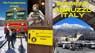 AbruzzoItaly e il suo treno storico la TransiberianaAbruzzo The historic train in Italy subtitled [upl. by Emirej]