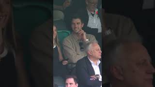 Pat Cummins is loving the footy afl cricket [upl. by Sabas296]