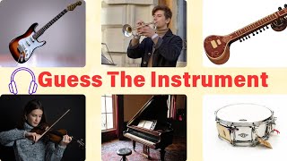 Guess The Instrument From The Picture  30 Musical Instruments Quiz 🎷🎸🎻🥁 [upl. by Aerbma446]