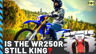 YAMAHA WR250R VS HONDA CRF300L  Dual Sport Comparison amp Buyers Guide [upl. by Ahsoj]