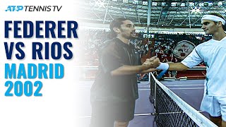 When Roger Federer Met Marcelo Rios  Madrid 2002 Extended Highlights [upl. by Krongold]