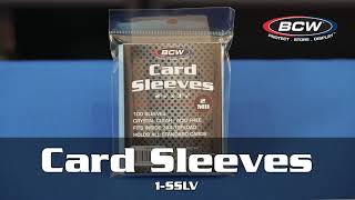 BCW Card Sleeves aka “Penny Sleeves” [upl. by Htrag]