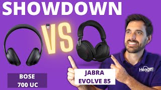 SHOWDOWN Bose 700 UC vs Jabra Evolve2 85 Wireless Bluetooth Headset  LIVE MIC TEST [upl. by Favata715]