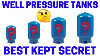 How To Select A Water Well Pressure Tank [upl. by Mairim]