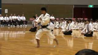 第五十一回少林寺拳法関西学生大会 単独演武有段の部 １位 井上拳士（同志社大学） [upl. by Ellenej]