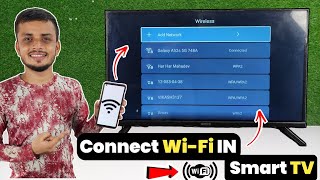 smart tv me wifi kaise connect kare  How to Connect WiFi in smart TV  led tv connect with wifi [upl. by Onaivatco]