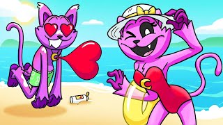 ¡Las VACACIONES DE VERANO de CATNAP Animación [upl. by Previdi]