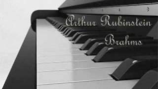 Arthur Rubinstein  Brahms Intermezzo Op 118 No 2 in A major [upl. by Kelsy]