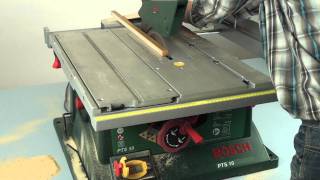 Bosch PTS 10 Table saw  w444w ENG [upl. by Baiss]