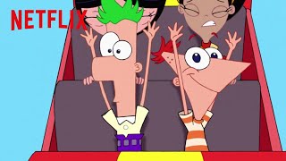 Rollercoaster The Musical  Phineas amp Ferb  Netflix After School [upl. by Niltac237]