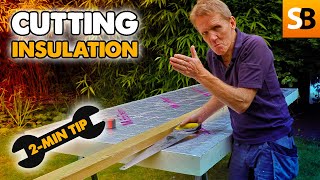 Insulation Board Cutting Trick [upl. by Dnama]