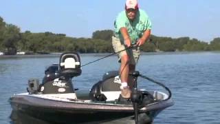 Bass Fishing with the Vexilar FL12 Color Flasher [upl. by Ynnahc]