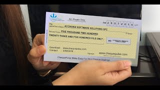 Cheque Printing Software Free  Supports any countries amp Bank accounts [upl. by Garald730]