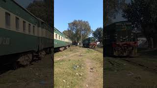 After completing Journey New American Locomotive GEU 20 going back towards loco shed shorts yt [upl. by Ialda]