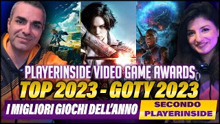 TOP 2023  I MIGLIORI VIDEOGIOCHI DELLANNO SECONDO PLAYERINSIDE [upl. by Ahsaelat]