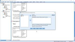 SPSS R Essentials  Stationarity Tests [upl. by Mighell]