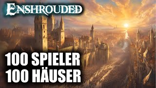 UNFASSBAR 100 Spieler haben 100 Häuser in Enshrouded gebaut Trailer [upl. by Edelman]