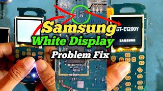 samsung 1200 white display solution  samsung e1200y white display solution  samsung guru 1200 [upl. by Kipp75]