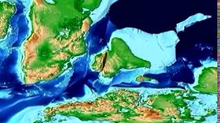 Plate Tectonic Evolution of India Scotese Animation [upl. by Assilat520]