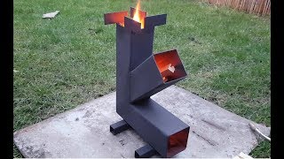 Simple Camping quotRocketquot Stove Build DIY [upl. by Fiedler]