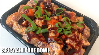 SPICY AHI POKE BOWL RECIPE [upl. by Emersen]