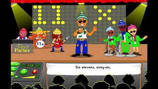 11 Times Table Song  Percy Parker  Percy Parkers Party  with animation and lyrics [upl. by Niu245]