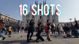 KPOP IN PUBLIC IN ITALY STEFFLON DON  16 SHOTS BLACKPINK CHOREO Dance Cover  M2B [upl. by Annay177]