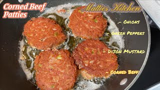 How To Make Delicious Southern Styled Corned Beef Patties [upl. by Estevan189]