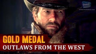 Red Dead Redemption 2  Intro amp Mission 1  Outlaws from the West Gold Medal [upl. by Ardnuasal]