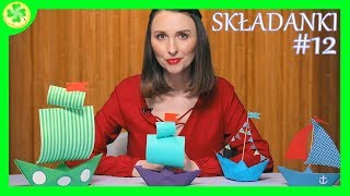 Składanki  Łódka Origami  Origami Boat [upl. by Arehs]