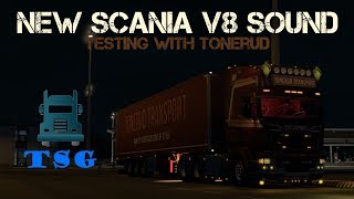 Testing With Tonerud  New Scania V8 Sound [upl. by Shig2]