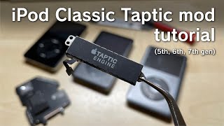 iPod Classic Taptic Engine Mod Tutorial 5th 6th 7th gen Haptic Click Wheel [upl. by Granville846]