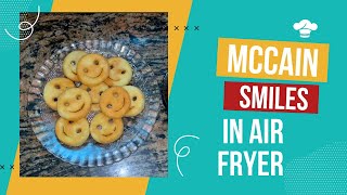 Mccain Smiles In Air FryerAir Fryer RecipesFrozen FoodMccain SnacksCatchy Fusion [upl. by Haldas746]