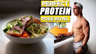 EASY HIGH PROTEIN POKE BOWL RECIPE  PERFECT EVERY TIME [upl. by Caz]