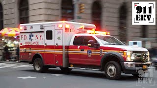 FDNY Ambulances Responding Compilation [upl. by Boiney]