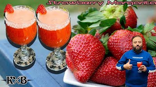 Fresh Strawberry Margarita 5 Minutes  Minimalist Baker Recipes [upl. by Nennarb513]