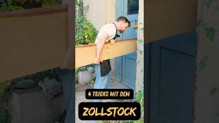 4 Tricks mit dem ZollstockGliedermaßstab [upl. by Yllib]