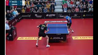 HUGO CALDERANO vs HEBESOHN  DYN TISCHTENNIS  LIGA ALEMÃ [upl. by Niwled]