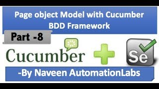 Page object Model with Cucumber BDD Framework  Part 8 [upl. by Nunnery]